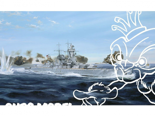Trumpeter maquette bateau 05774 Admiral Graf Spee cuirassé de po