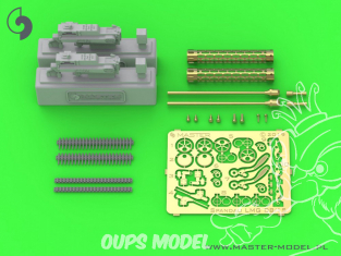 Master Model AM-32-121 Machine gun Allemande WWI Spandau LMG 08/15 (2 pieces) 1/32