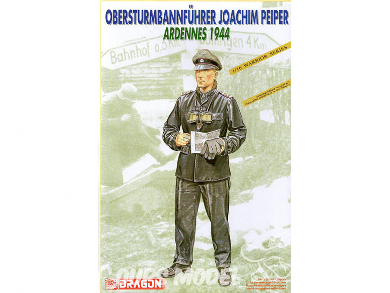 DRAGON maquette militaire 1620 Obers trurmbannfuhrer Peiper 1/16