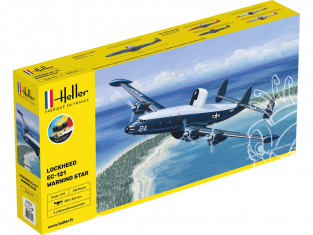 Heller maquette avion 56311 STARTER KIT Lockheed EC-121 Warning Star inclus peintures principale colle et pinceau 1/72