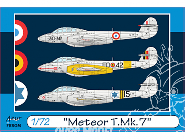 Frrom maquettes avions 0045 Meteor T.Mk.7 1/72