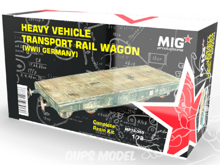 MIG Productions by AK MP72-353 Wagon transport vehicule lourd Allemand WWII 1/72