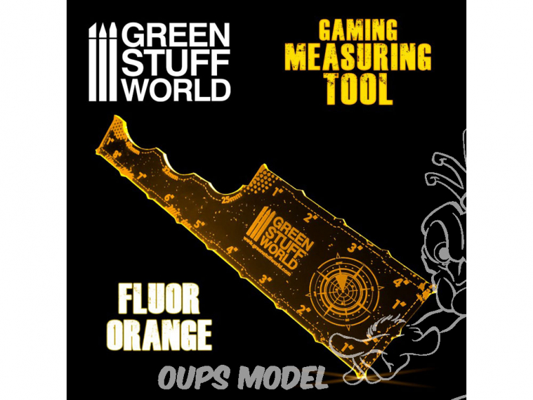 Green Stuff 500751 Mesureur Gaming Orange Fluor