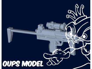TRUMPETER maquette militaire 00523 Fusil d&39assaut MP7A1 1/35