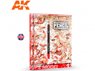 Ak Interactive livre Learning Series 13 AK522 Techniques de weathering au crayon Anglais