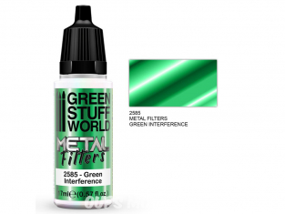 Green Stuff 509441 Filtres Métalliques Interférence Verte