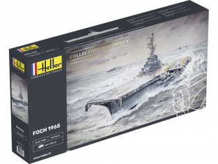 Heller maquette bateau 81071 Porte-avions Foch 1/400