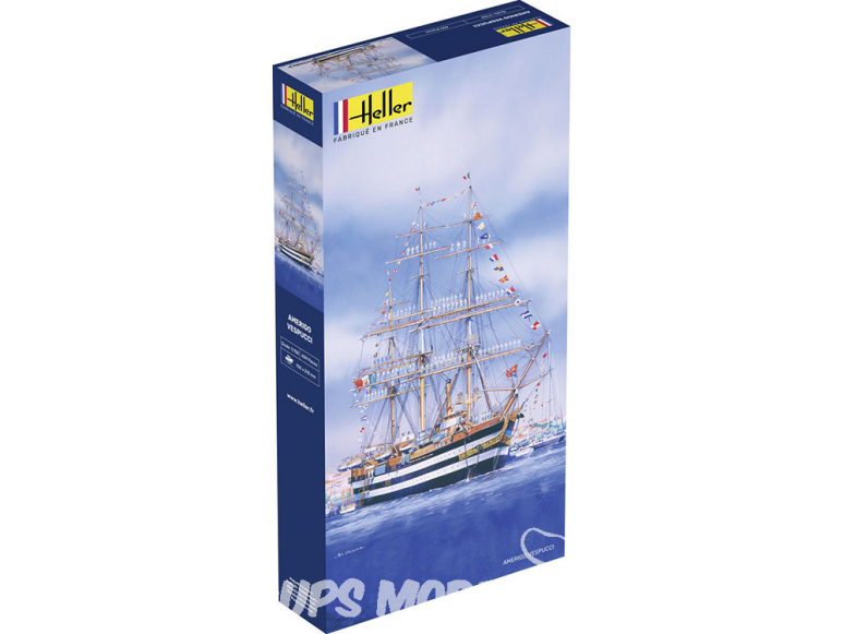 heller maquette bateau 80807 amerigo vespucci 1/150