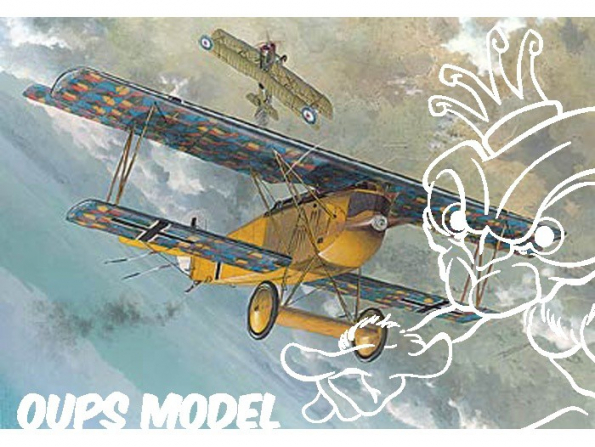 Roden maquettes avion 417 FOKKER DVII 1/48