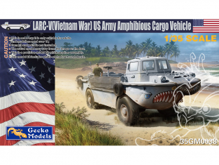 Gecko Models maquettes militaire 35GM0038 Véhicule cargo amphibie américain LARC-V (version guerre du Vietnam) 1/35