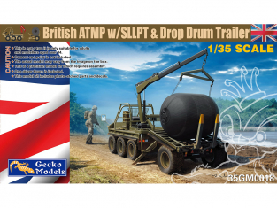 Gecko Models maquettes militaire 35GM0018 ATMP de l'armée britannique moderne avec grue et remorque SLLPT 1/35