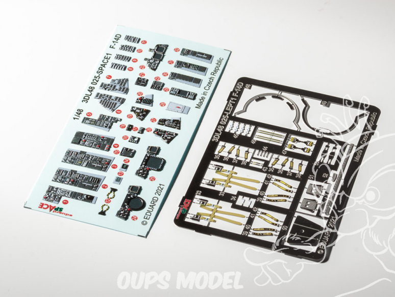 Eduard Space décalques 3D 3DL48025 F-14D Tamiya 1/48