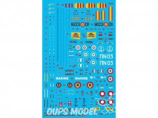 Berna decals BD72-97 European Alouette III 1/72