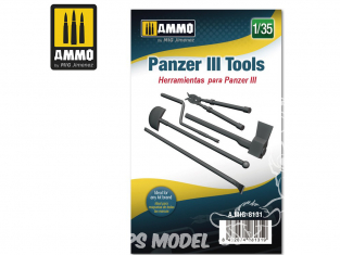 Ammo Mig accessoire 8131 Outils Panzer III 1/35