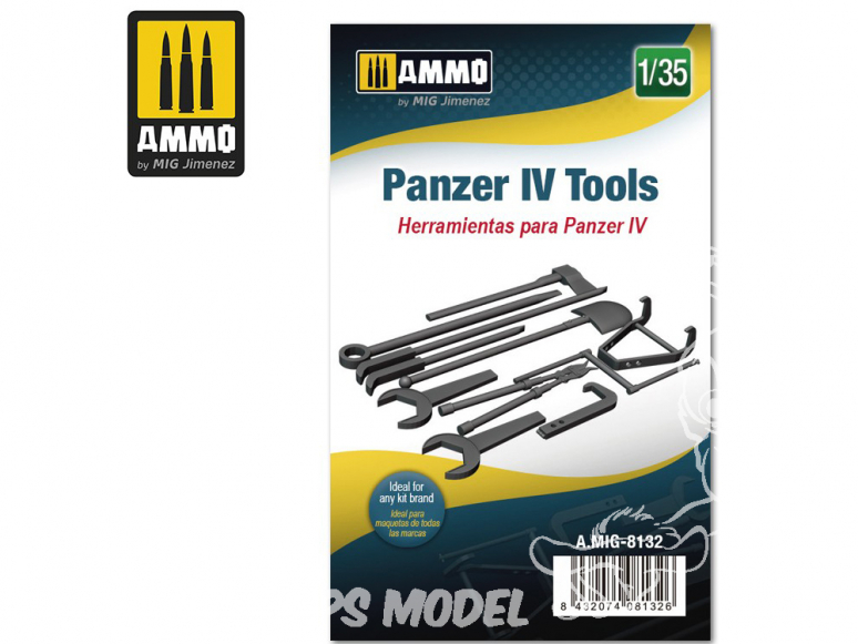 Ammo Mig accessoire 8132 Outils Panzer IV 1/35