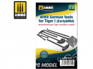 Ammo Mig accessoire 8134 Outils Tigre I (Early & Mid) WWII 1/35
