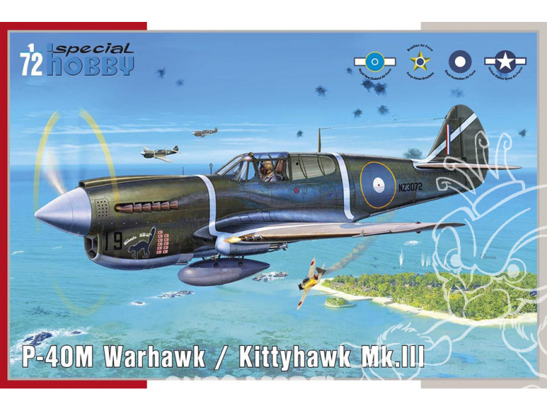 Special Hobby maquette avion 72382 P-40M Warhawk 1/72