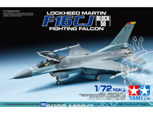 tamiya maquette avion 60786 F-16CJ Block 50 Fighting falcon 1/72