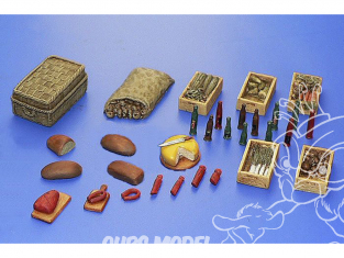 Hauler accessoires diorama HLX48400 Provisions militaires en resine 1/48