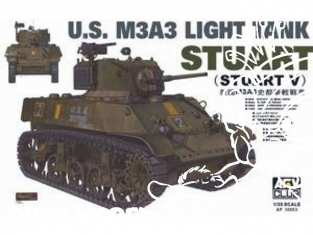 Afv Club maquette militaire 35053 M3A3 US LIGHT TANK 1/35