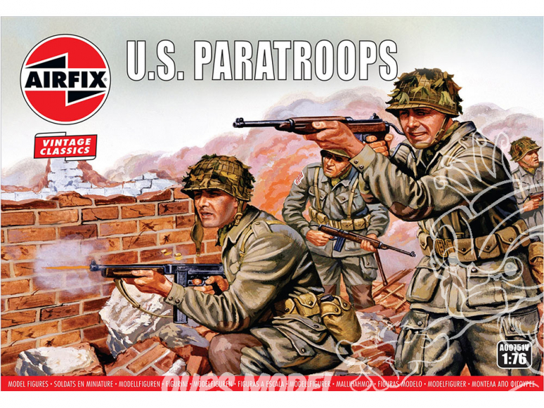 Airfix maquette militaire A00751V parachutistes US 1/72