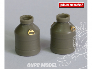 Plus Model Diorama EL068 Deux Barils en plastique 1/35