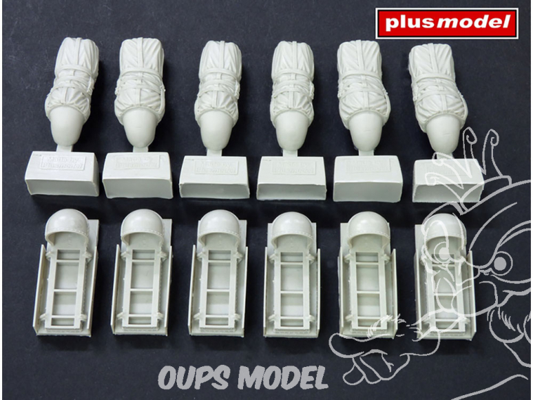 Plus Model AL4069 C-47 Skytrain racks pour conteneurs de largage 1/48