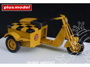 Plus Model 4013 Scooter US Sidecar 1/48