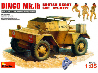 MINI ART maquette militaire 35067 "DINGO" Mk 1b SCOUT CAR 1/35