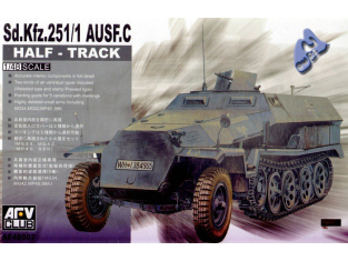 Afv Club maquette militaire 48007 Sd.Kfz. 251/1 Ausf C 1/48