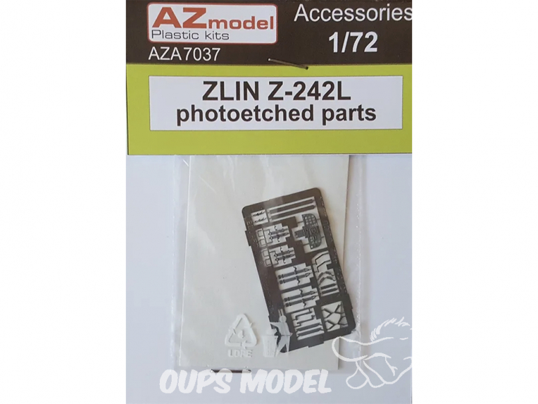 AZ Model Kit de détaillage AZA7037 Photodecoupe pour un Zlin Z-242L 1/72