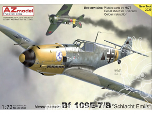 AZ Model Decalques avion AZ7659 Bf 109E-7 Schlacht Emils moule 2020 1/72