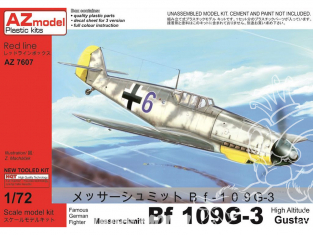 AZ Model Kit avion AZ7607 Bf 109G-3 Haute altitude Gustav 1/72