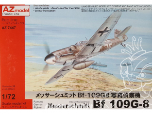 AZ Model Kit avion AZ7447 Bf 109G-8 Reconnaissance 1/72