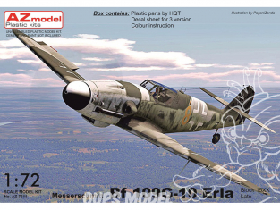 AZ Model Kit avion AZ7611 Bf 109G-10 Erla late, block 15XX 1/72