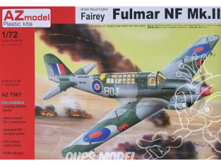 AZ Model Kit avion AZ7567 Fairey Fulmar NF Mk.II 1/72