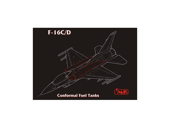 CMK Set en résine 4187 GENERAL DYNAMICS F 16 C FAST PACK 1/48