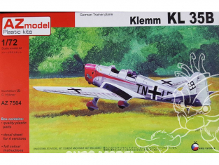 AZ Model Kit avion AZ7504 Klemm Kl 35B 1/72
