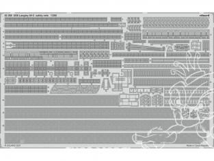 Eduard photodecoupe bateau 53268 Filets de sécurité USS Langley AV-3 Trumpeter 1/350