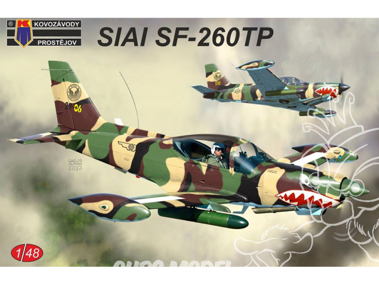 KP Model kit avion Kpm4814 SIAI Marchetti SF-260TP 1/48