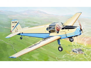 KP Model kit avion Kpm4810 Zlin Z-381 Basa 1/48