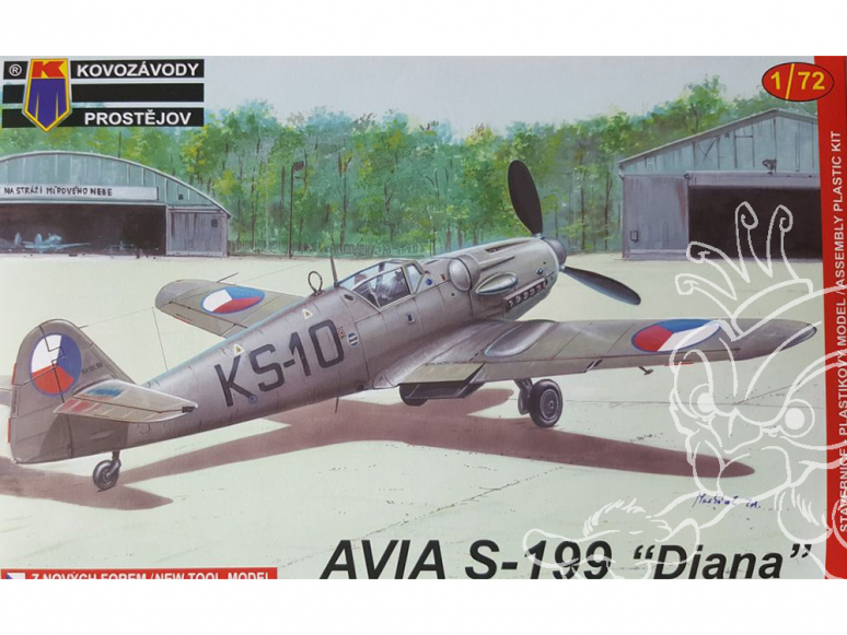 KP Model kit avion KPM0008 Avia S-199 Diana Early 1/72