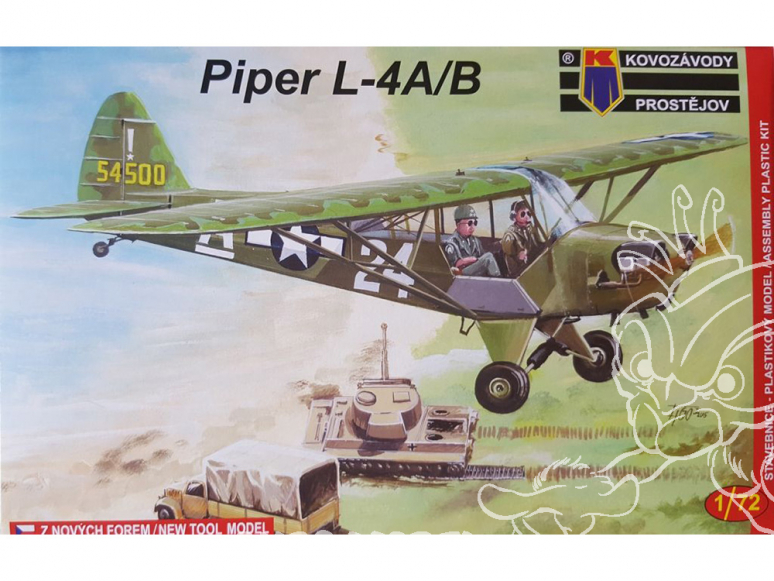 KP Model kit avion KPM0040 Piper L-4A/B General Patton 1/72