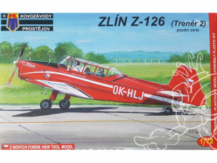 KP Model kit avion KPM0023 Zlin Z-126 Late 1/72
