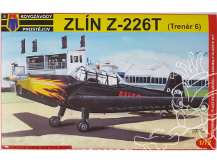 KP Model kit avion KPM0004 Zlin Z-226T "Trenér" 1/72