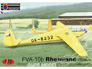 KP Model kit avion KPM0154 FVA-10b Rheinland (Šídlo) 1/72