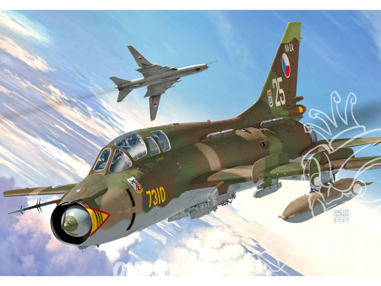 KP Model kit avion KPM0207 Soukhoï Su-22UM Pacte de Varsovie 1/72