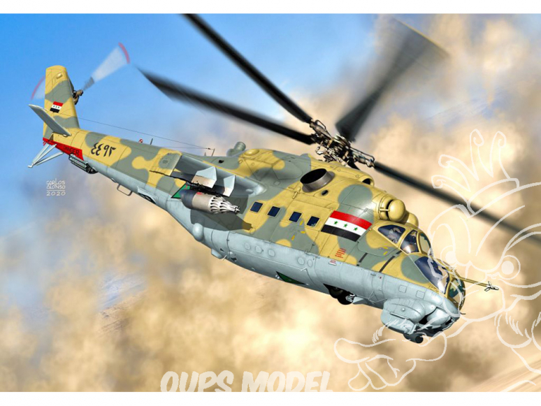 KP Model Hélicoptère Kpm0198 Mi-24 International 1/72