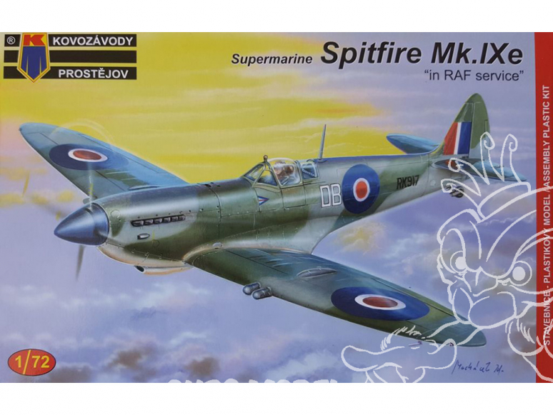 KP Model kit avion KPM0083 Spitfire Mk.IXe en RAF service 1/72