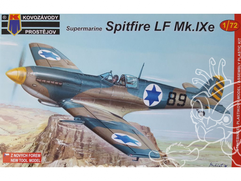 KP Model kit avion KPM0063 Supermarine Spitfire Mk.IXe Israelien 1/72